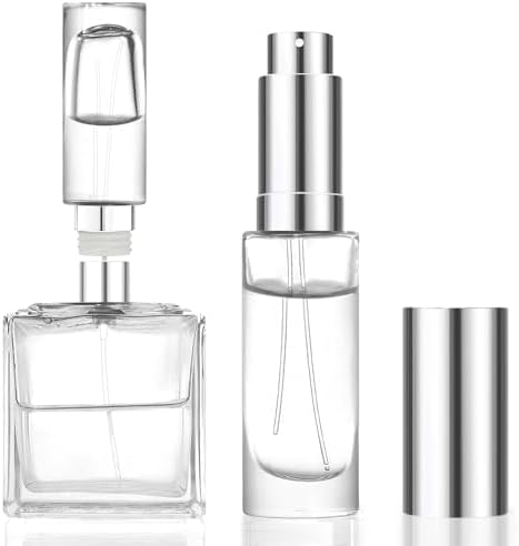 Amazon.com: Silver Metallic Perfume Atomizer Spray 10 ML for purse